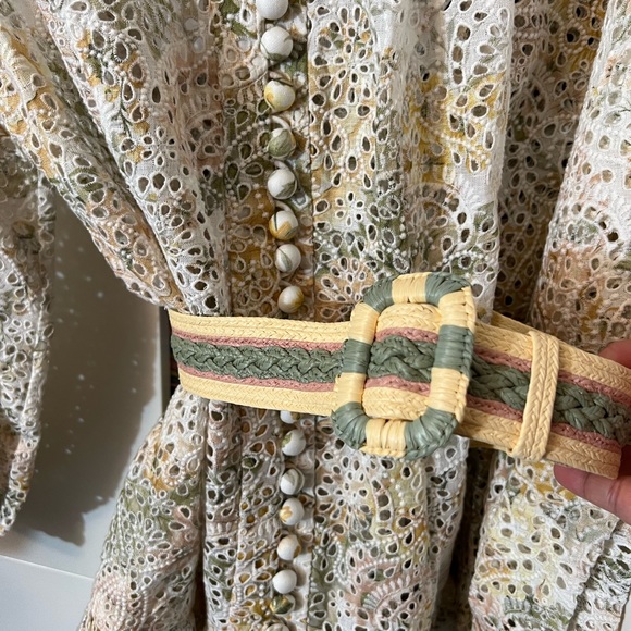 Zimmermann Dresses Zimmermann Amelie Embroidered Mini Dress Poshmark